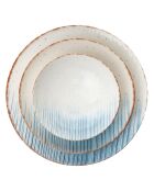 Service de table en Porcelaine multicolore - 24 pièces
