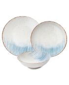 Service de table en Porcelaine multicolore - 24 pièces