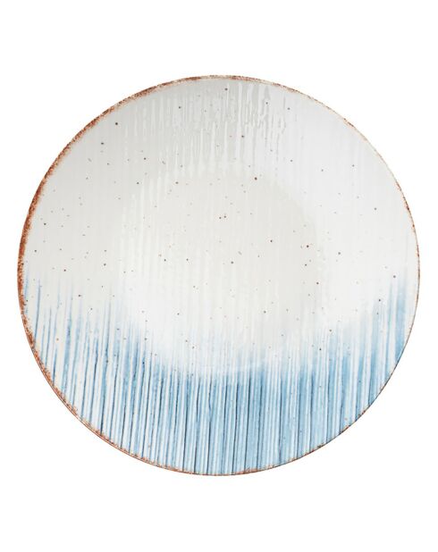 Service de table en Porcelaine multicolore - 24 pièces