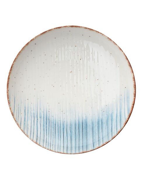 Service de table en Porcelaine multicolore - 24 pièces
