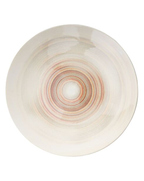 Service de table en Porcelaine multicolore  - 24 pièces