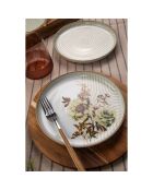 6 Assiettes dessert en Porcelaine multicolores - D.19 cm