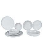 Service de table en Porcelaine blanc - 8 pièces