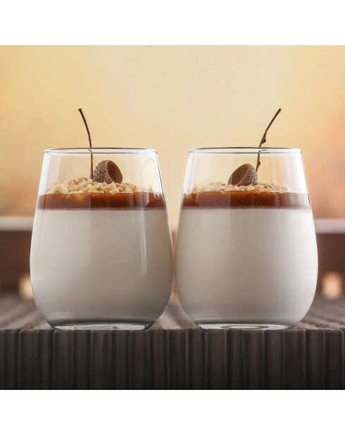 6 Verres à eau transparents - 360 ml