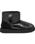 Boots fourrées Laine Classic Mirror Ball noires