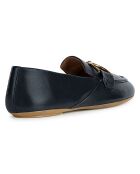 Mocassins en Cuir Palmaria noirs