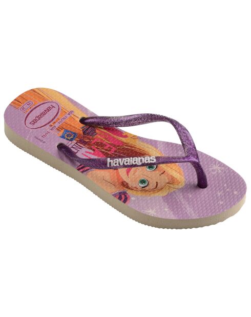 Tongs Slim Princess violettes