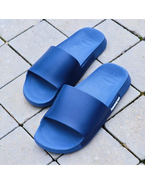 Tongs Slide Classic bleu marine