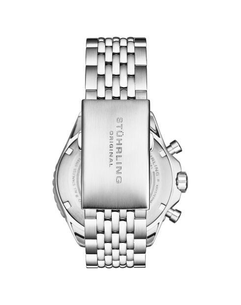 Montre Homme en Acier Quartz Monaco argentée
