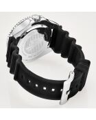 Montre Homme en Caoutchouc Quartz Aquadiver noire