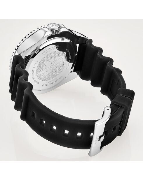 Montre Homme en Caoutchouc Quartz Aquadiver noire