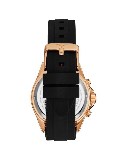 Montre Homme en Caoutchouc Mecaquartz Monaco noire