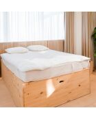 Surconfort de Matelas  blanc