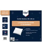 Oreiller Moelleux Bambou blanc