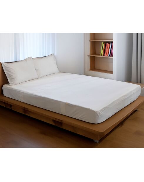Protège matelas Imperméable Biome blanc
