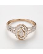 Cloud Diamond Ring 0,17 Karat Gelbgold