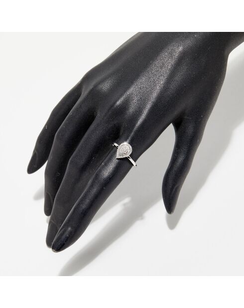 Bague Étoile Céleste Diamants 0.14 ct or blanc