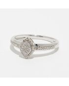 Bague Serena Diamants 0.18 ct or blanc