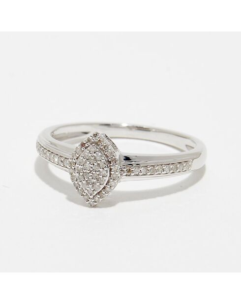 Bague Serena Diamants 0.18 ct or blanc