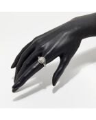 Bague Tourbillon Diamants 0.42 ct or blanc