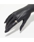 Tijdelijke diamanten 0,17 kt geelgouden ring