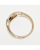 Tijdelijke diamanten 0,17 kt geelgouden ring