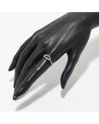Bague Éclat Soyeux Diamants 0.10 ct or blanc
