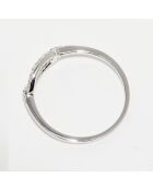 Bague Éclat Soyeux Diamants 0.10 ct or blanc