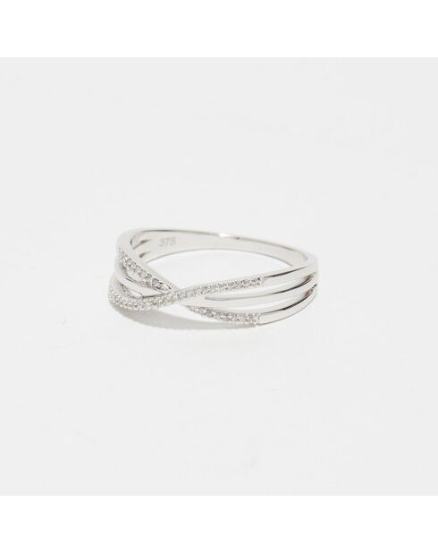 Bague Azura Diamants 0.08 ct or blanc