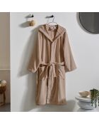 Peignoir à Capuche taupe