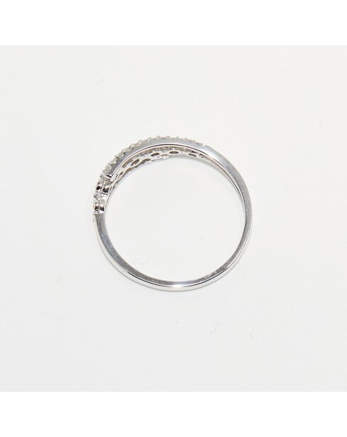 Bague Étoile Éternelle Diamants 0.17 ct or blanc
