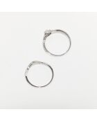 2 Bagues Éclat Harmonieux Diamants 0.41 ct or blanc