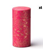 4 Boîtes à thé Washi Shoji fushia 150 gr