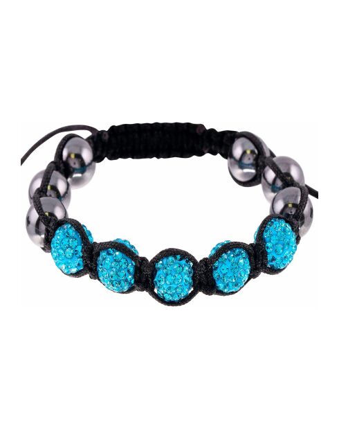 Bracelet Conexion noir/turquoise