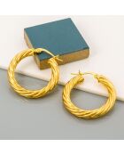 Pendientes Ombeline dorados