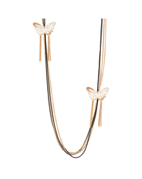 Real Fly goud/zwarte ketting