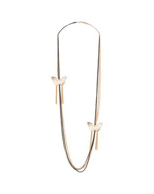 Real Fly goud/zwarte ketting