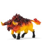 Taureau de feu multicolore