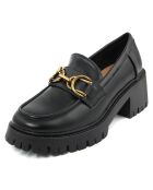 Mocassins Maïlys noirs - Talon 6 cm