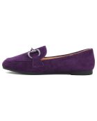 Paarse loafers van Salome