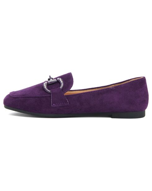 Paarse loafers van Salome