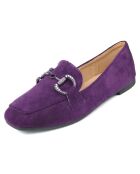 Paarse loafers van Salome