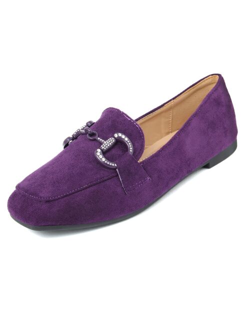 Paarse loafers van Salome