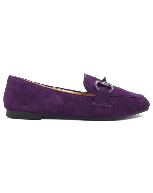 Paarse loafers van Salome