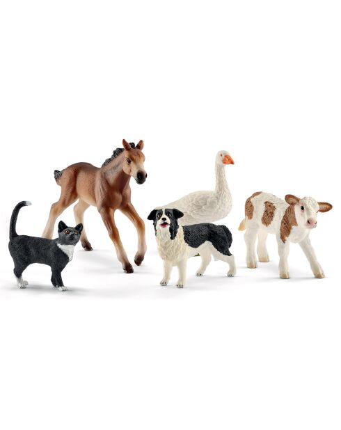 Assortiment d'animaux de la Ferme 2 multicolore