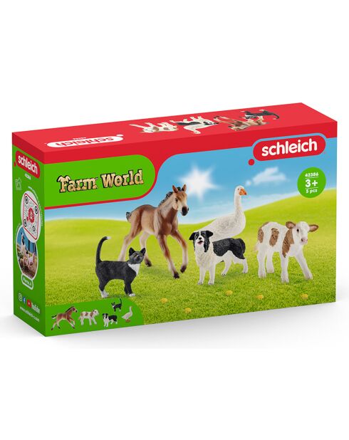 Assortiment d'animaux de la Ferme 2 multicolore