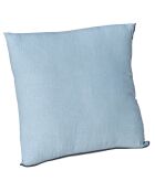 Coussin en Lin surjet charbon Oslo  bleu - 45x45 cm