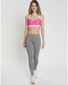 Brassière de sport technique UA rose/blanc