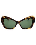 Lunettes de Soleil Femme écailles marron