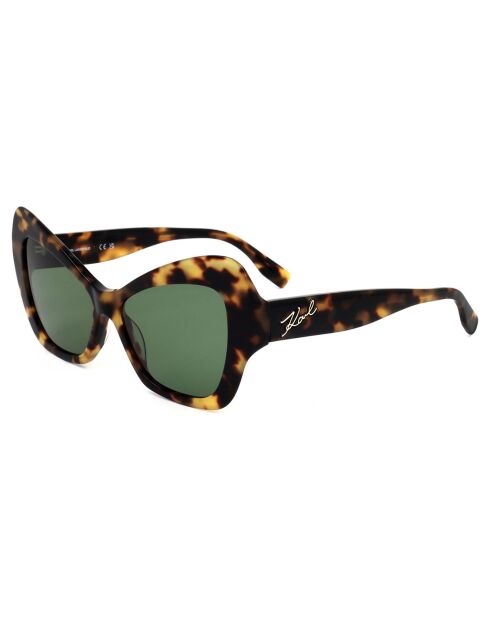 Lunettes de Soleil Femme écailles marron